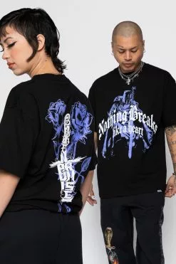 BROKEN PROMISES Nothing Breaks Tee Black