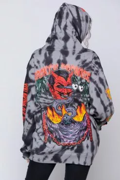 CASH Worst In Me Spiral Dye Hoodie