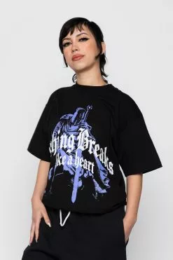 BROKEN PROMISES Nothing Breaks Tee Black