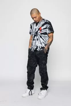 BROKEN PROMISES Tie Dye Hoodies Violation Spiral Dye Tee