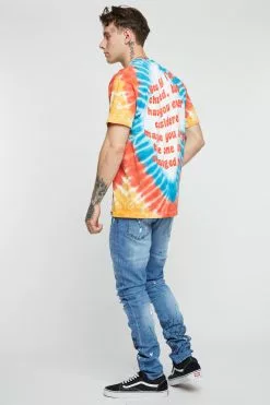 BROKEN PROMISES Garden Boy Tie Dye Tee Multi