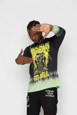 CASH Highway To Hell Tie Dye L/S