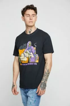 BROKEN PROMISES Shirts Couch Lock Oil Wash Tee