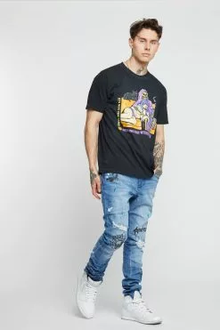 BROKEN PROMISES Shirts Couch Lock Oil Wash Tee