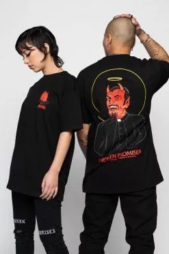 BROKEN PROMISES Violation Tee Black Shirts