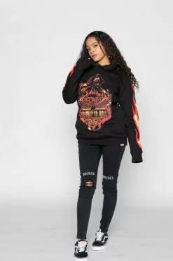 BROKEN PROMISES Hoodies BP Knuckle Down Hoodie Hidden Pocket