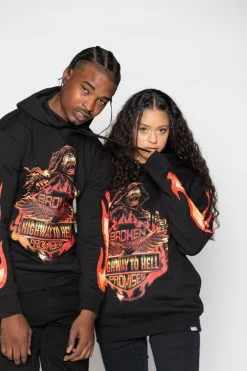 BROKEN PROMISES Hoodies BP Knuckle Down Hoodie Hidden Pocket