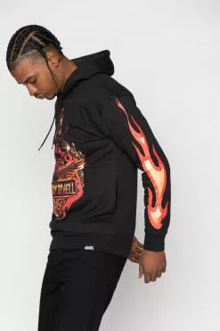 BROKEN PROMISES Hoodies BP Knuckle Down Hoodie Hidden Pocket