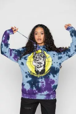 BROKEN PROMISES Stay Away Tie Dye Hoodie