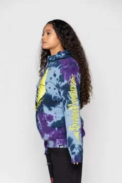 BROKEN PROMISES Stay Away Tie Dye Hoodie