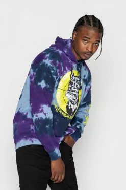 BROKEN PROMISES Stay Away Tie Dye Hoodie