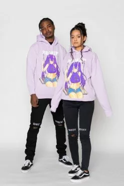 CASH Broken Anime Hoodie Hoodies