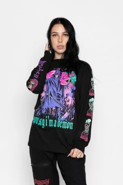 BROKEN PROMISES Takes One To Know One L/S Black Shirts