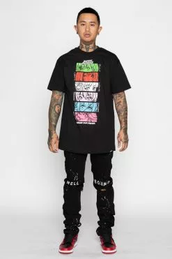 BROKEN PROMISES BP Chainsaw Eyes SST Black