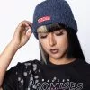 CASH Headwear Box Logo Beanie Heather Blue