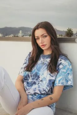 BROKEN PROMISES Shirts Night Terrors AOP Tee Blue