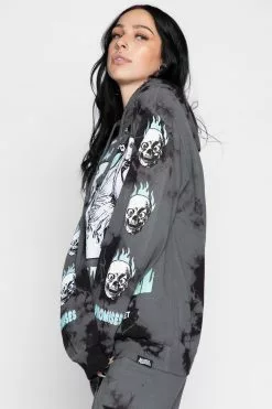 CASH One Way Ticket Tie Dye Hoodie