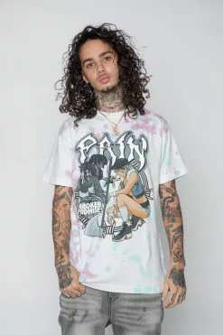 BROKEN PROMISES Player Vs Pain Tee Shirts