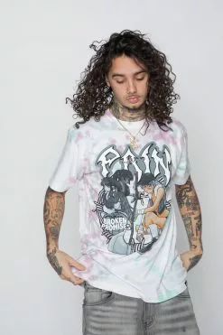 BROKEN PROMISES Player Vs Pain Tee Shirts