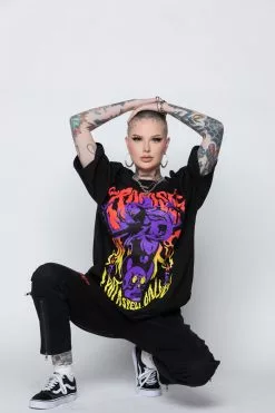 BROKEN PROMISES Shirts Voodoo Tee Black