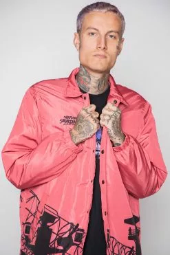 CASH Outerwear Guardian Quilted Jacket Rose