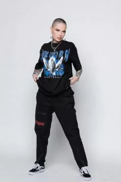 BROKEN PROMISES Ghosted Tee Black Shirts