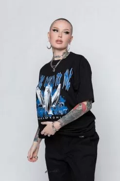 BROKEN PROMISES Ghosted Tee Black Shirts