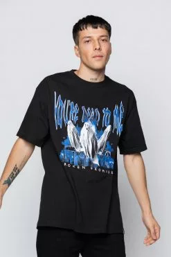 BROKEN PROMISES Ghosted Tee Black Shirts