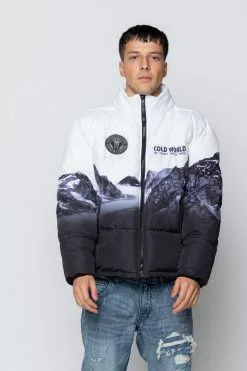 BROKEN PROMISES Glacier Cold Puffer Jacket (Black/White)