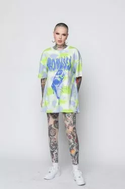 BROKEN PROMISES Inner Demons Tie Dye SS Tee Shirts