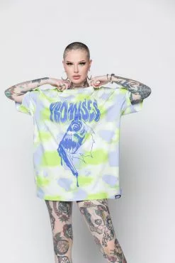 BROKEN PROMISES Inner Demons Tie Dye SS Tee Shirts