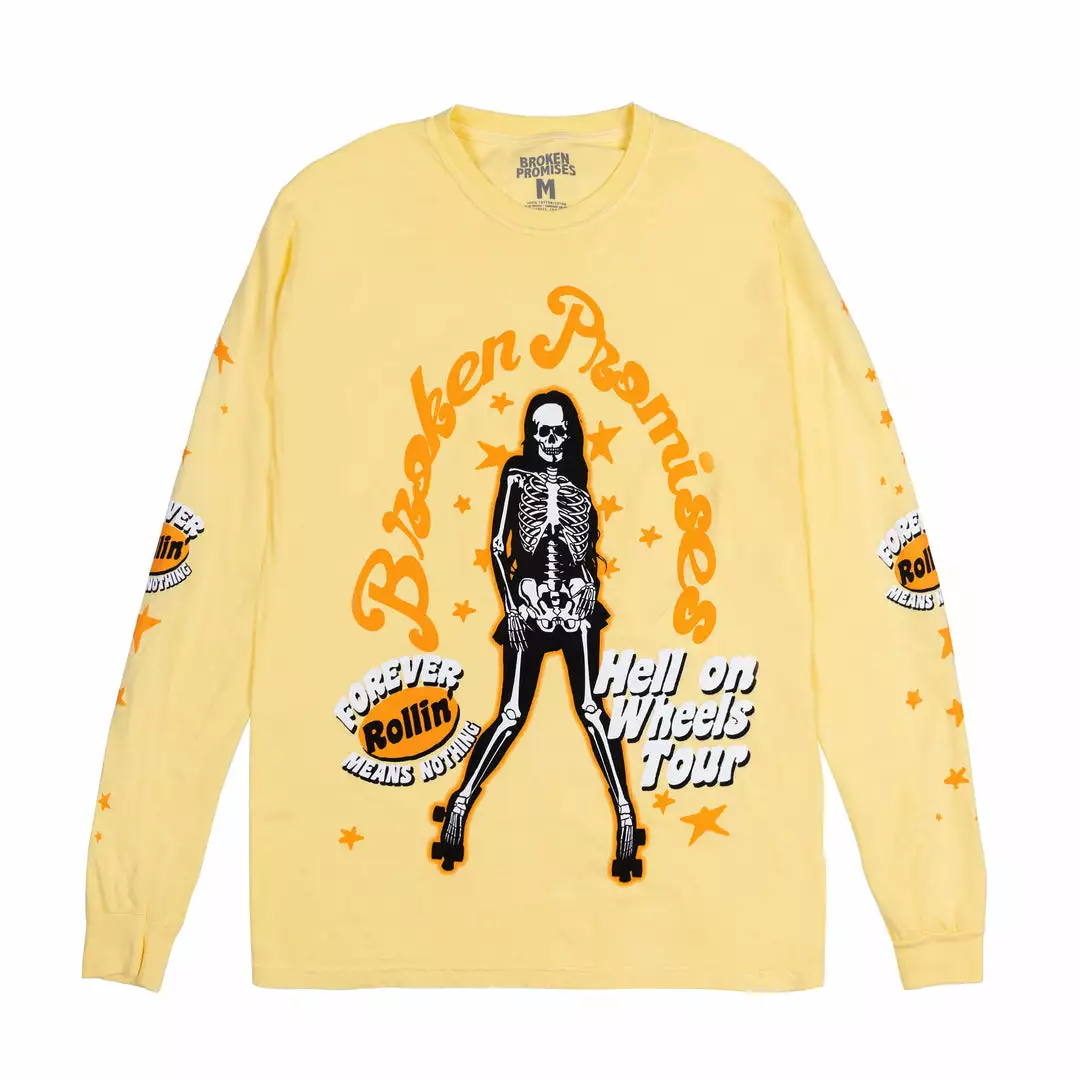 BROKEN PROMISES Shirts Forever Rollin L/S Yellow