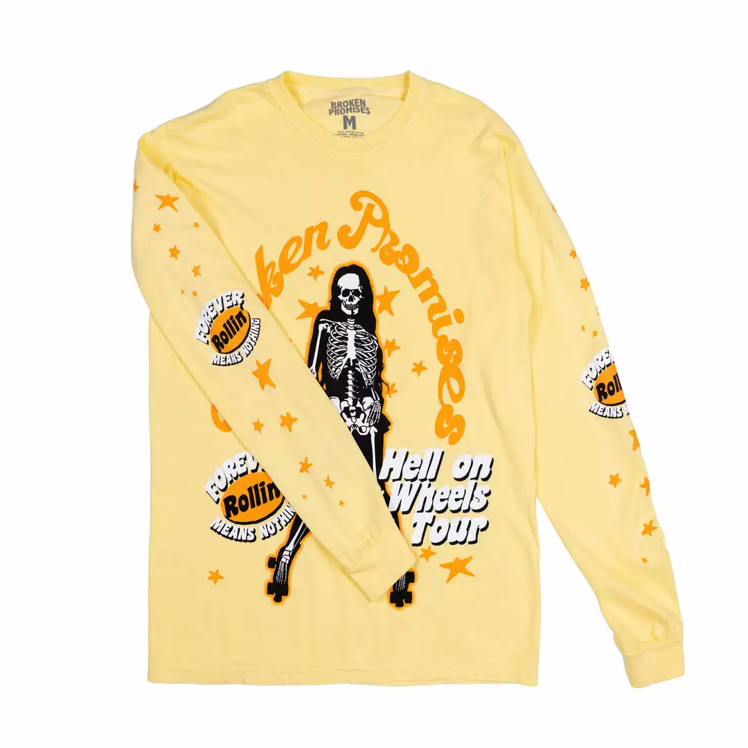 BROKEN PROMISES Shirts Forever Rollin L/S Yellow