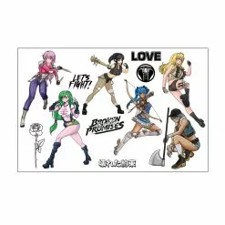 BROKEN PROMISES BP Love Anime Sticker Sheet