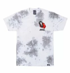 BROKEN PROMISES Lucky Lucifer Tie Dye Tee Wh/Gr