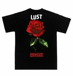 BROKEN PROMISES Thornless Lust Tee Black