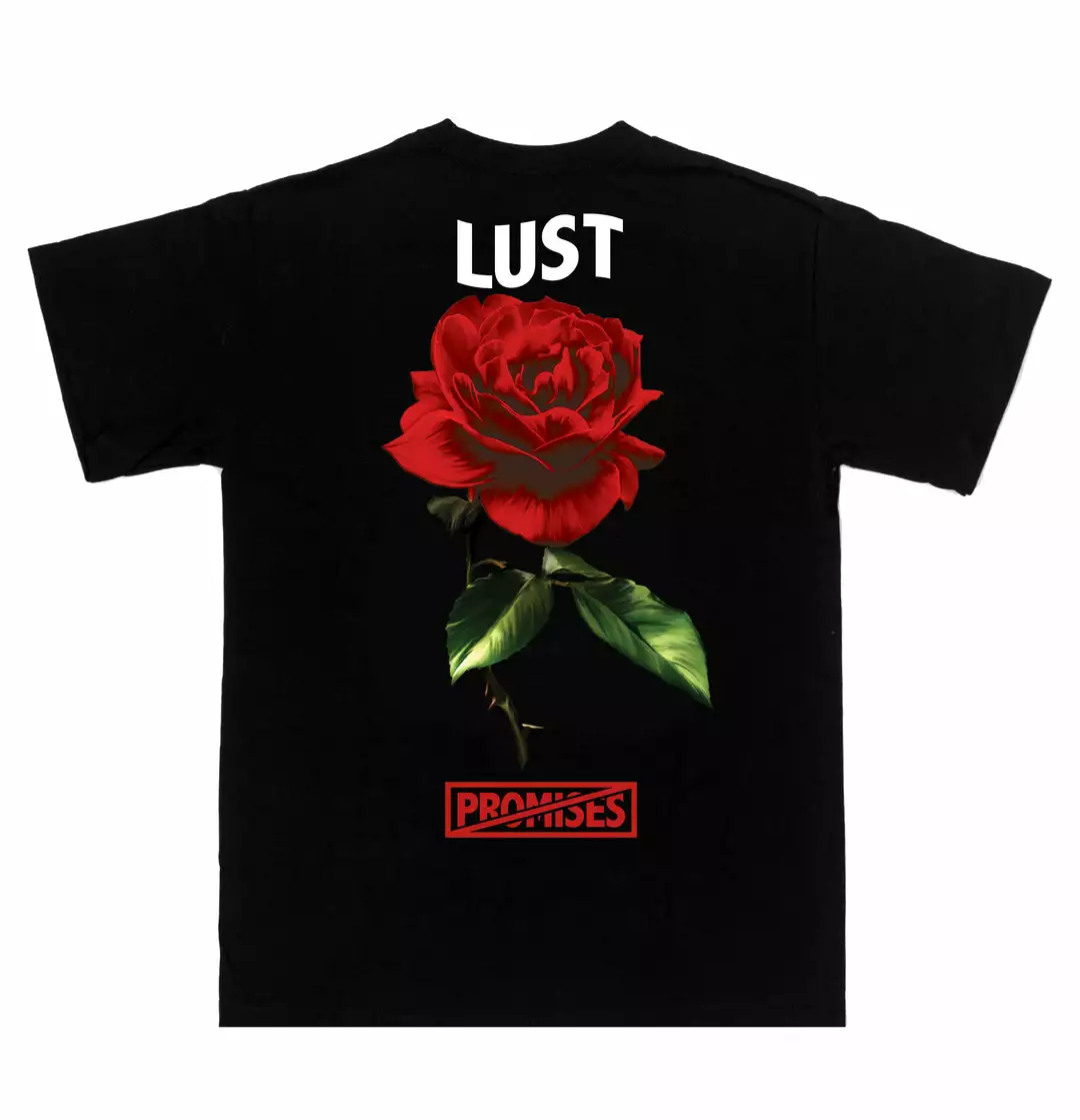 BROKEN PROMISES Thornless Lust Tee Black