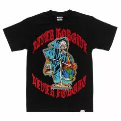 BROKEN PROMISES Never Forgive Tee Black
