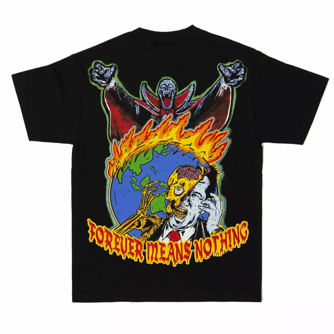 BROKEN PROMISES Never Forgive Tee Black