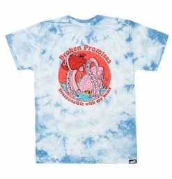 BROKEN PROMISES Shirts Splash Zone Tee Blue