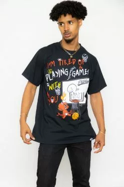 BROKEN PROMISES BP X Casper Playing Games Tee Black