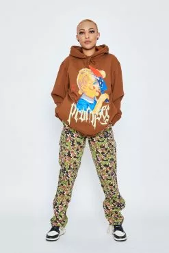 CASH Hoodies Play Fight Hoodie Caramel