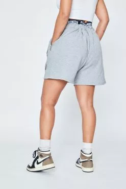 BROKEN PROMISES Batwing Banded Sweatshort Grey