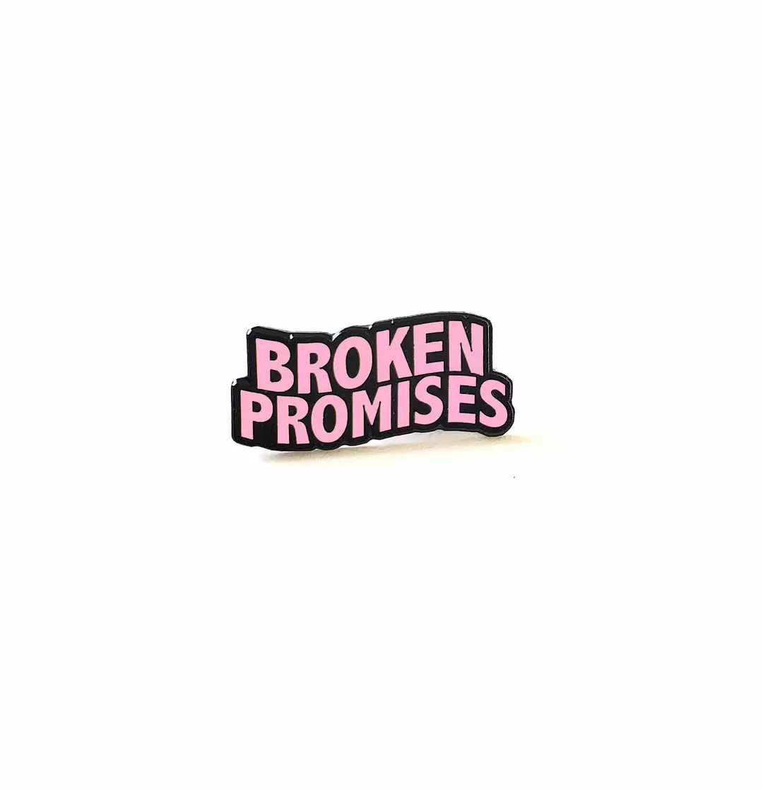 BROKEN PROMISES Wave Logo Pin Accessories