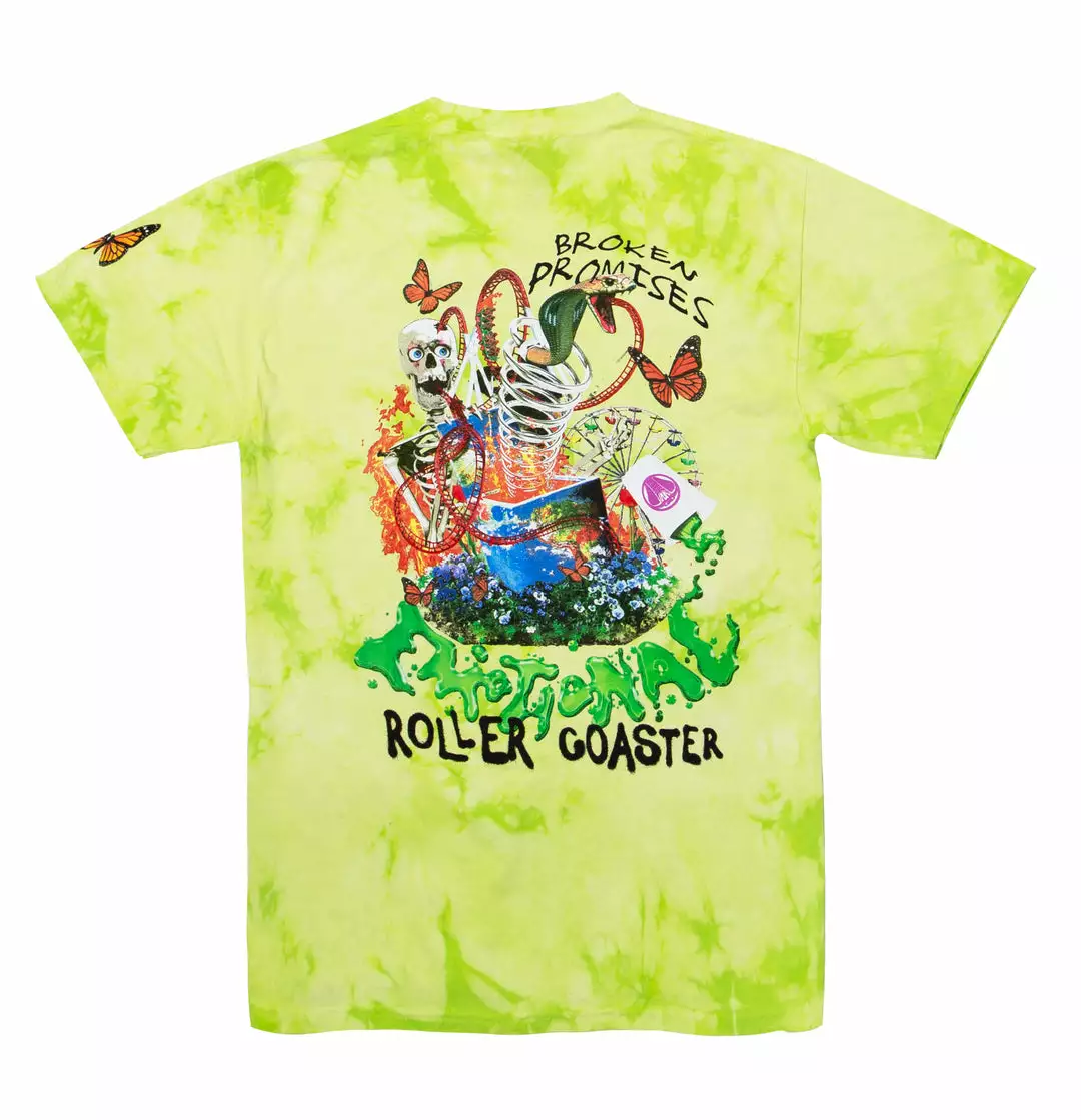 CASH Shirts Pour Out Tie Dye Tee Lemon Lime