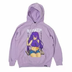 CASH Broken Anime Hoodie Hoodies
