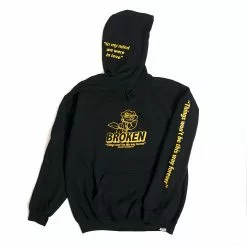 BROKEN PROMISES Evermore Hoodie Blk/Yellow