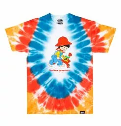 BROKEN PROMISES Garden Boy Tie Dye Tee Multi