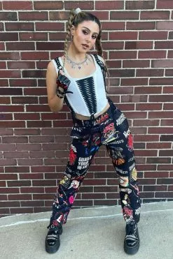 BROKEN PROMISES Bottoms Guilty Pleasure Skate Pant Black