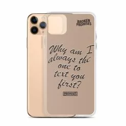 Broken Promises Co Text First IPhone Case Phone Cases